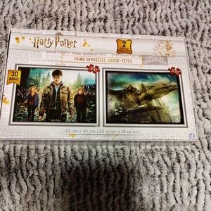 Harry Potter 2 - 500 Piece 3D Puzzles - NWT